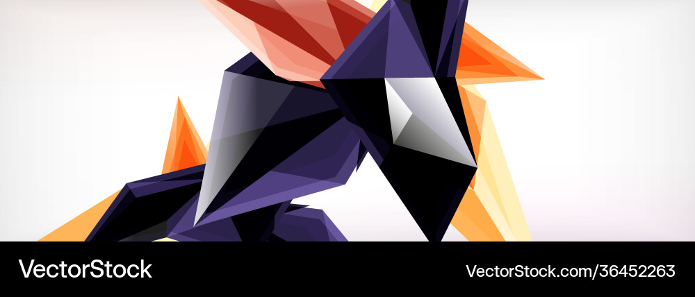 3d triangles and pyramids abstract 3d triangles and pyramids abstract vector image
