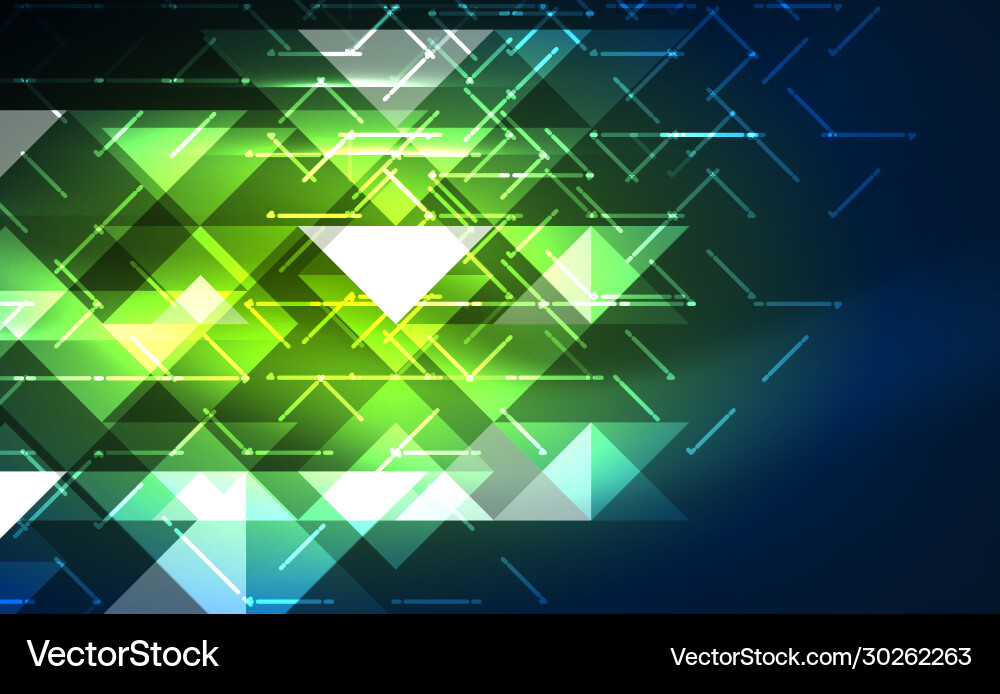 Abstract background mosaic triangle pattern vector image