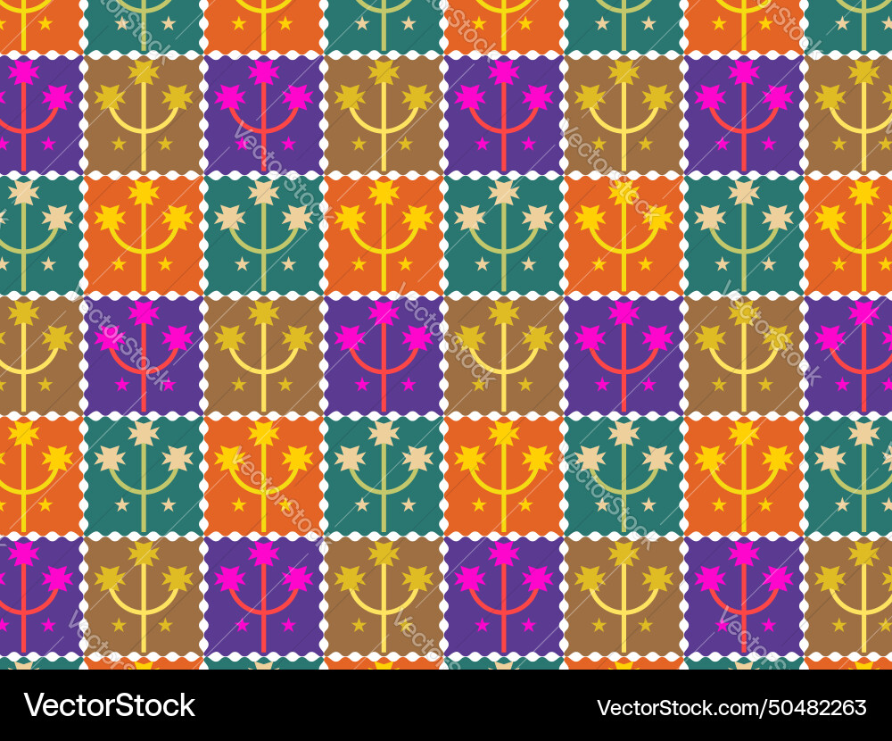 Abstract colorful patchwork pattern with Abstract colorful patchwork pattern with vector image
