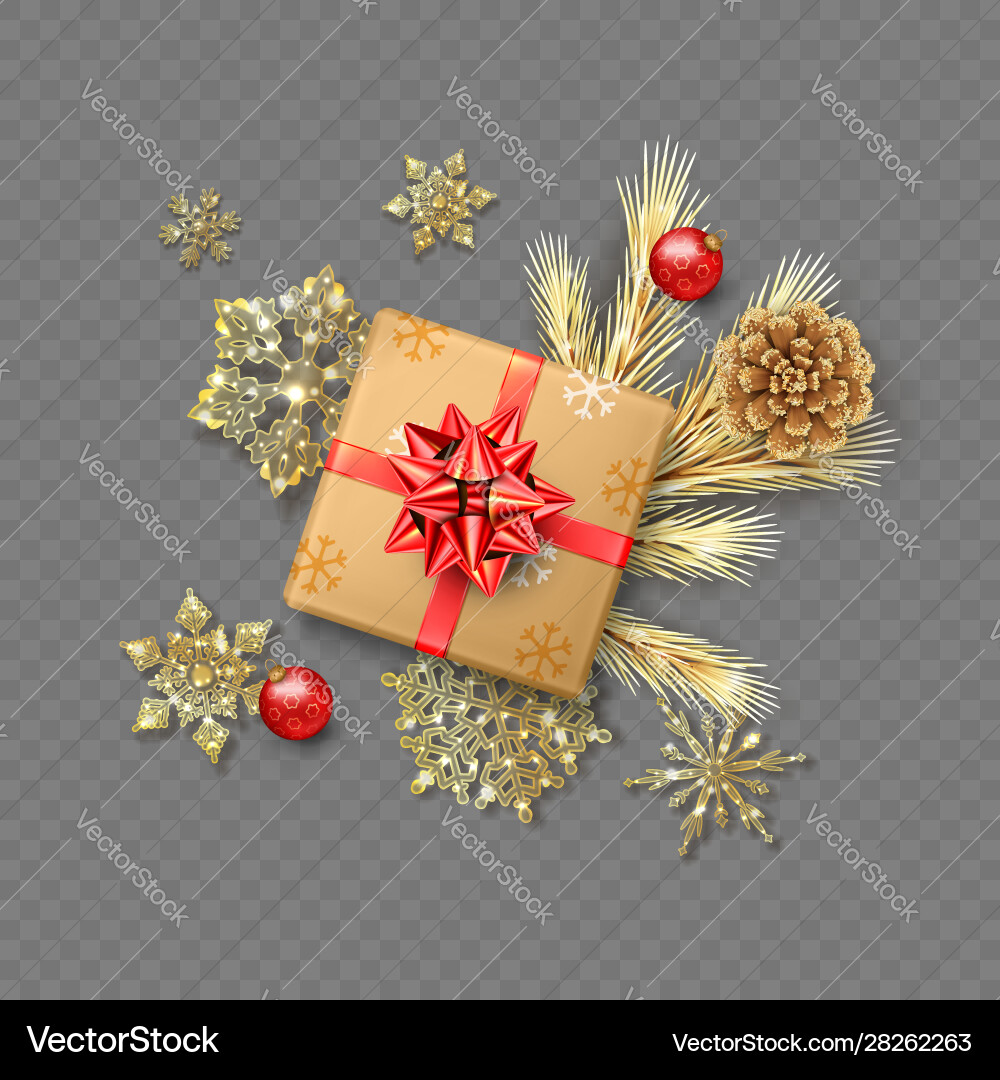 Christmas holiday decorations Christmas holiday decorations vector image