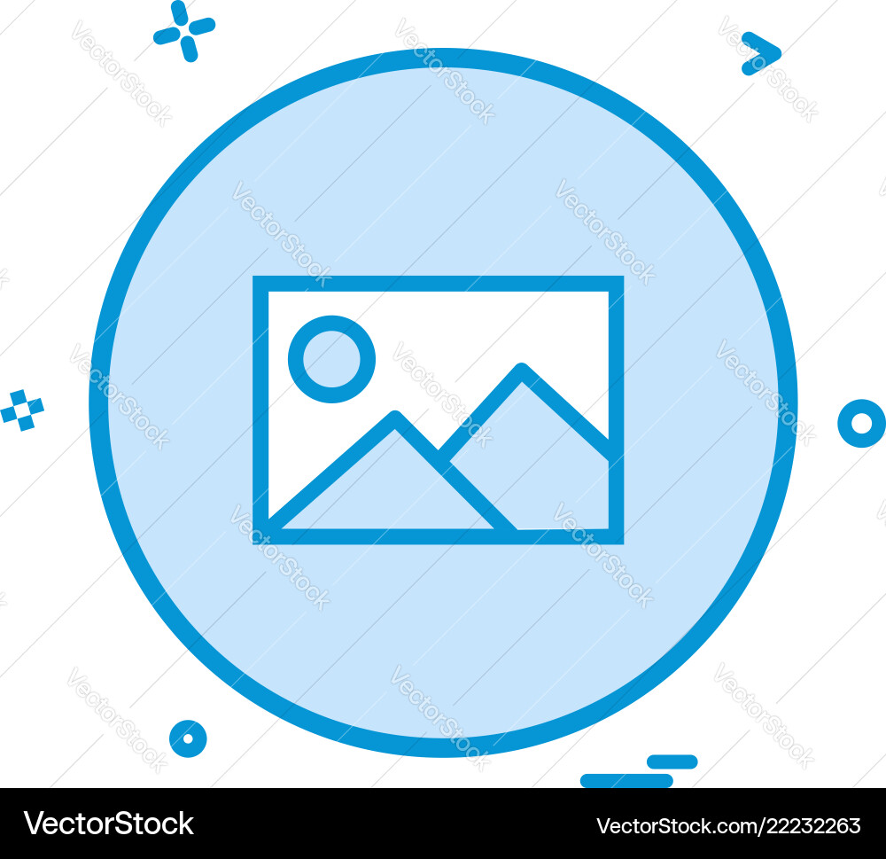 Gellery basic ui icon design Gellery basic ui icon design vector image