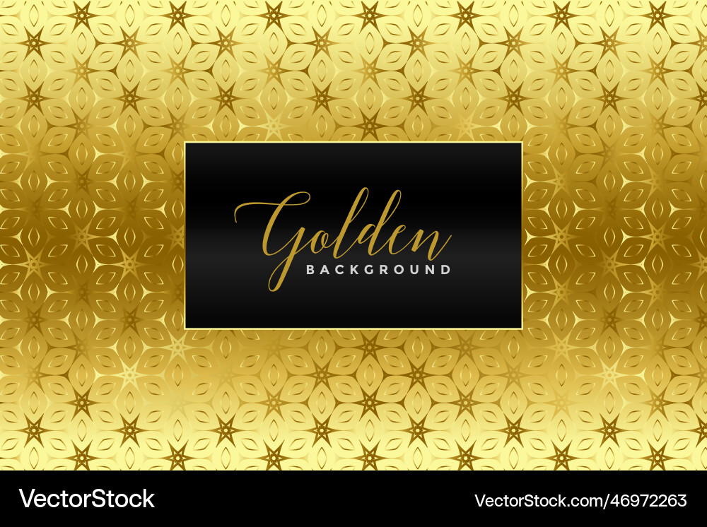 Golden foil pattern texture background design Vector Image