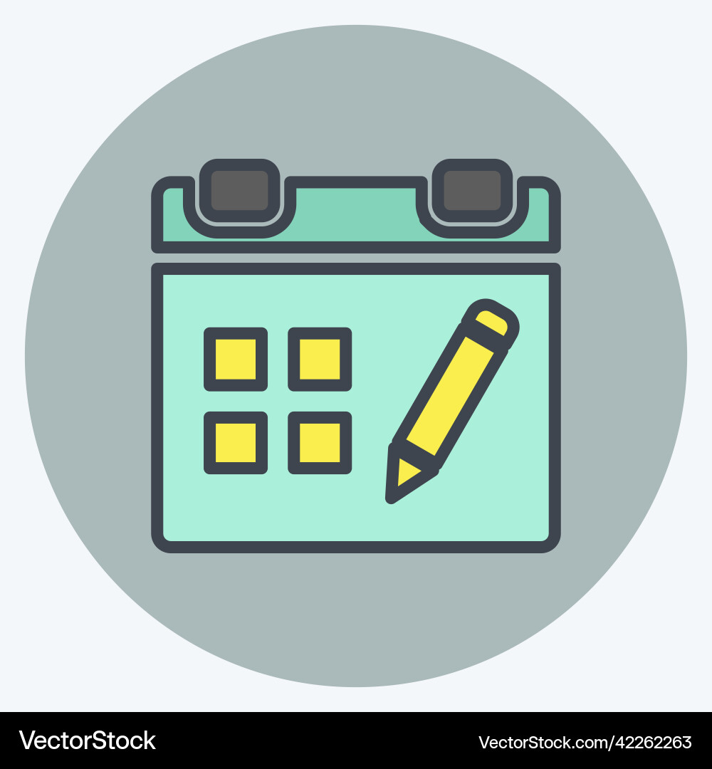 Icon create event suitable for user interface Icon create event suitable for user interface Vector Image