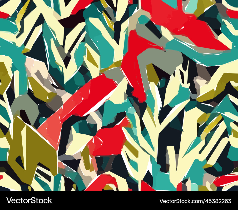 Set of colorful leaf patterns for web wallpaper Vector Image