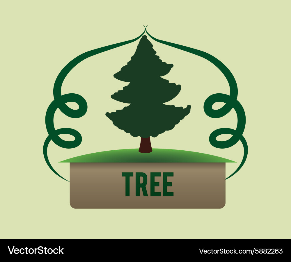 Tree design vector image