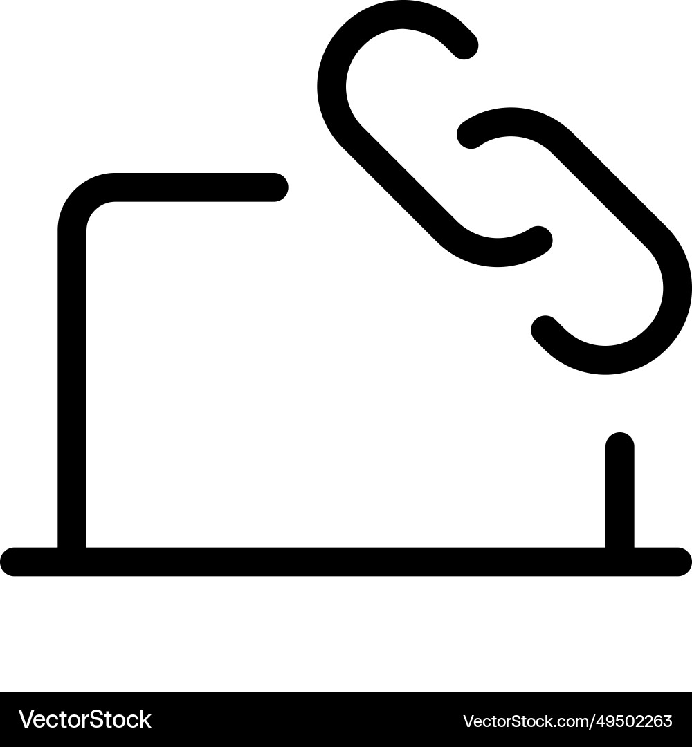 Web address for accessing online content vector image