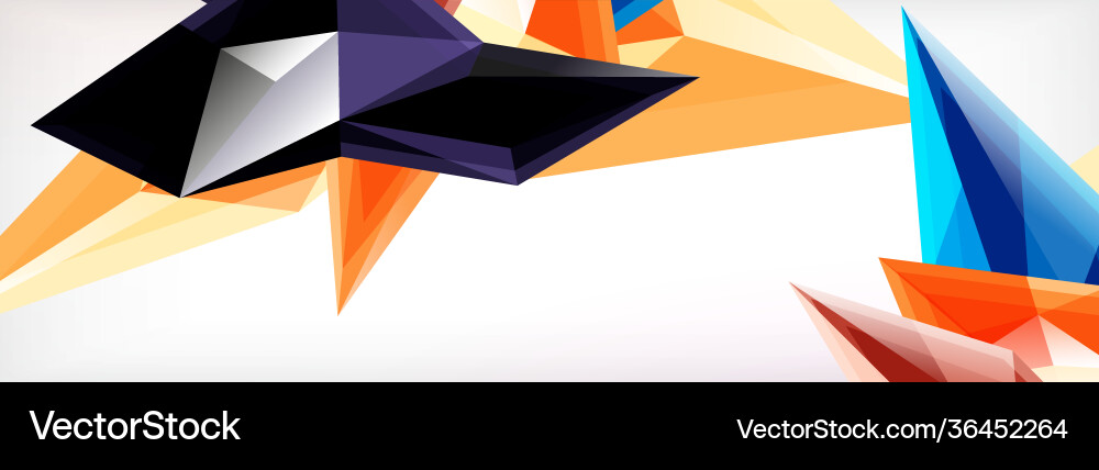 3d triangles and pyramids abstract 3d triangles and pyramids abstract vector image
