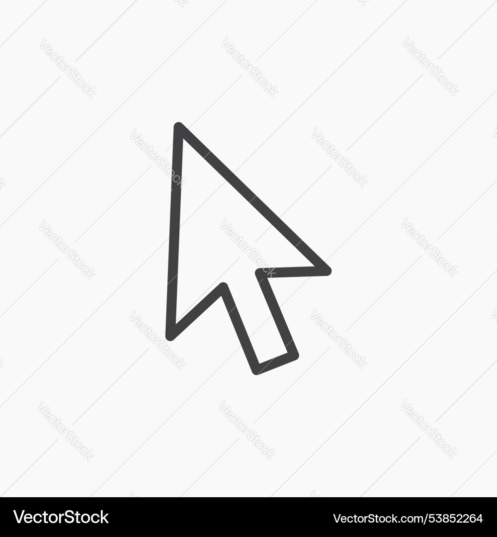 Cursor icon set Cursor icon set vector image
