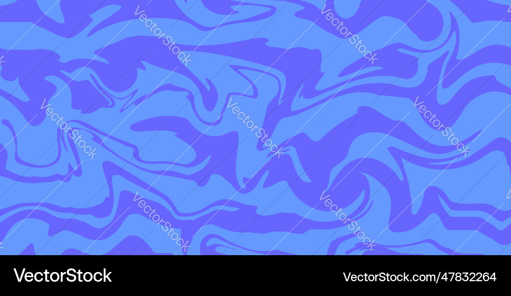 Marble Swirl Pattern - Blue & Purple Vector Image