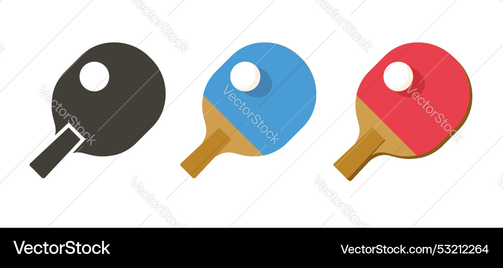 Ping Pong Tennis Paddels mit Kugel-Icon Grafik Ping Pong Tennis Paddels mit Kugel-Icon Grafik vektorbild