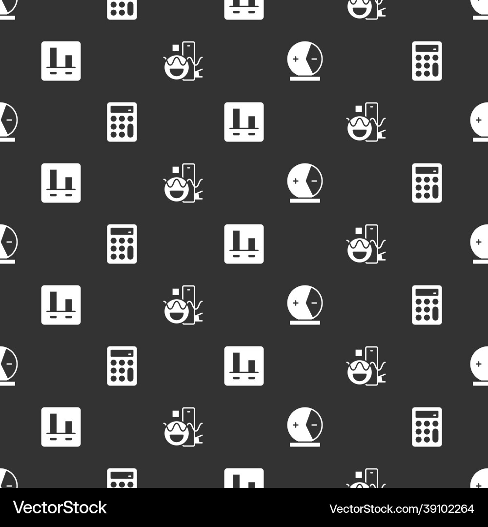 Set atom calculator graph chart infographic Set atom calculator graph chart infographic vector image