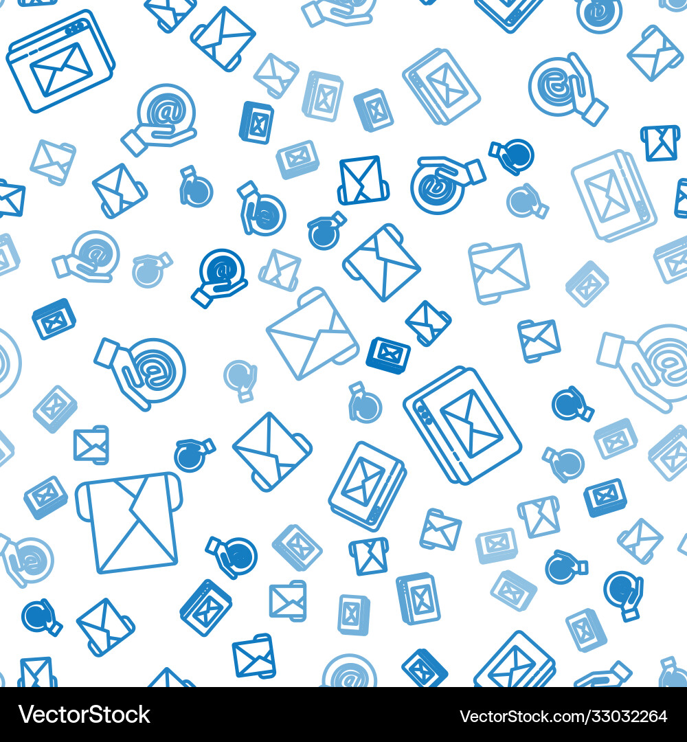 Set line envelope website and mail Set line envelope website and mail vector image