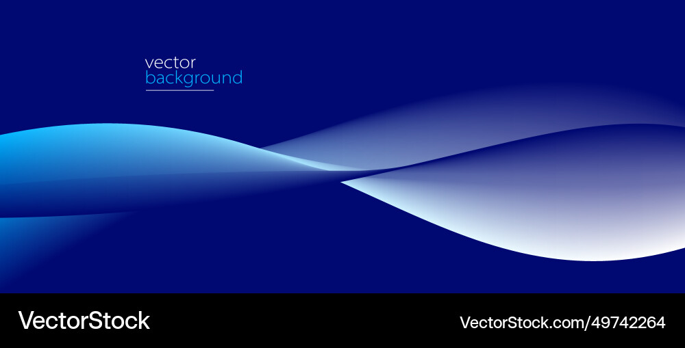Smooth flow of wavy shape with gradient abstract Smooth flow of wavy shape with gradient abstract vector image