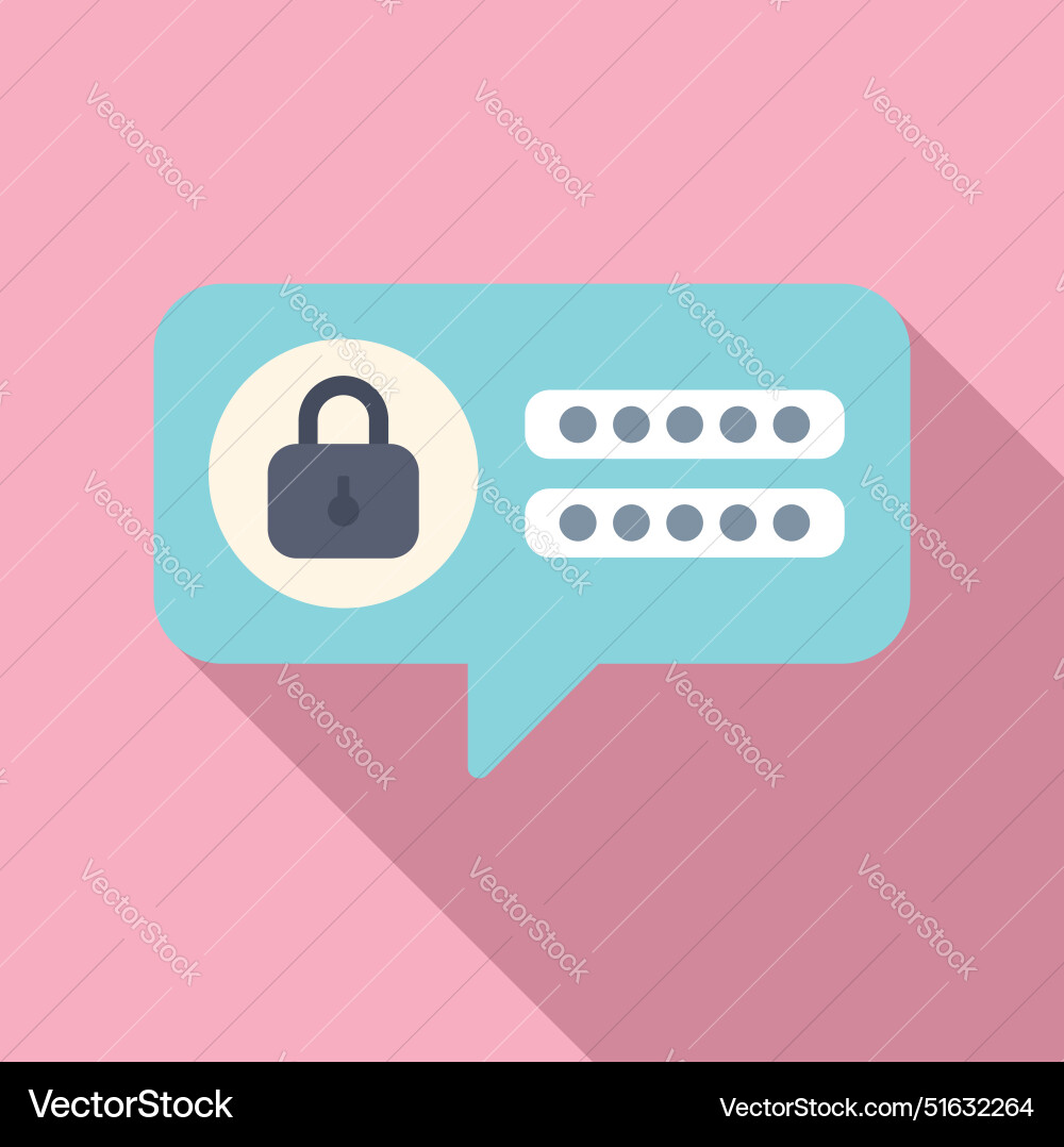 Speech bubble showing password requesting access Speech bubble showing password requesting access vector image