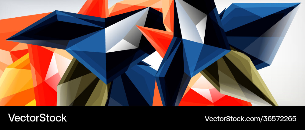 3d triangles and pyramids abstract 3d triangles and pyramids abstract vector image