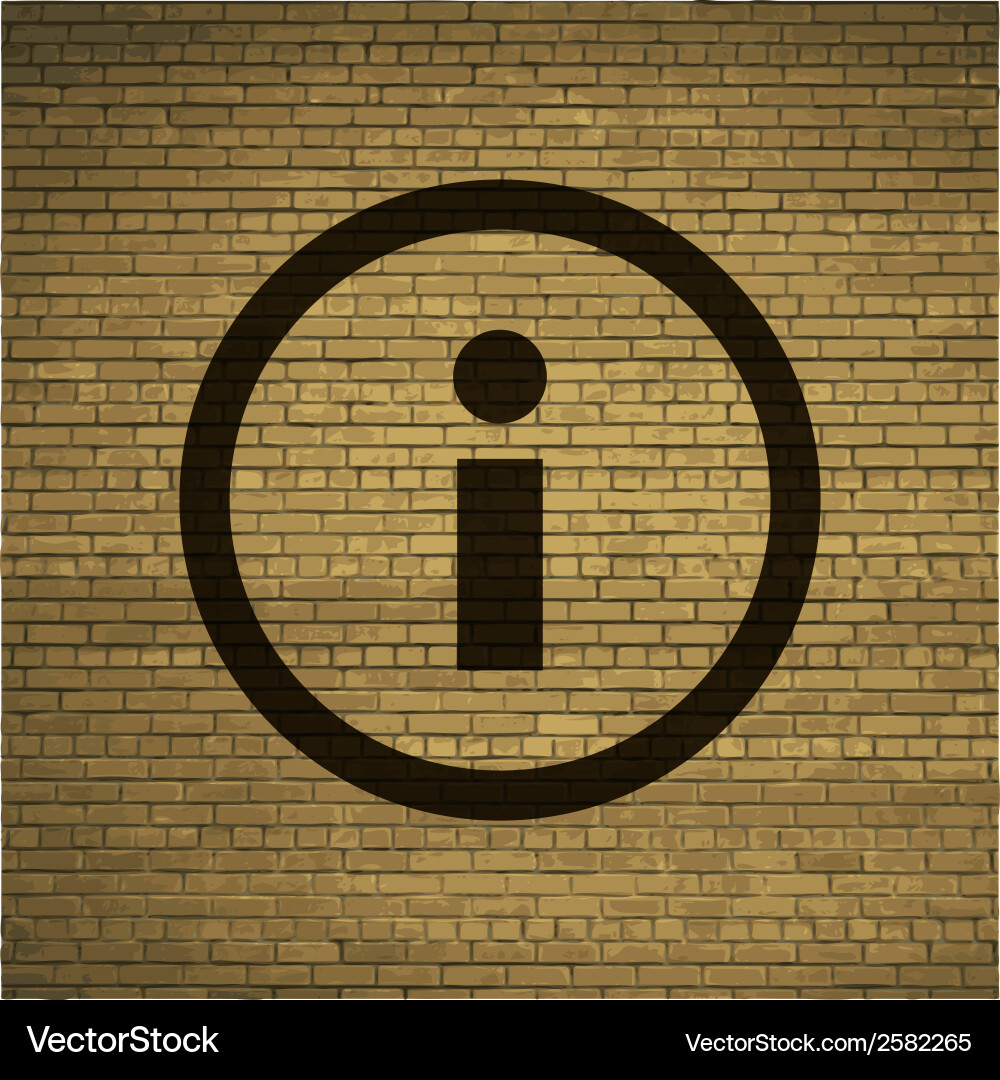 Info flat modern web button and space for your Vector Image