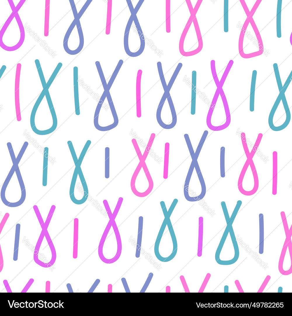 Intricate colorful pattern with wavy lines Vector Image