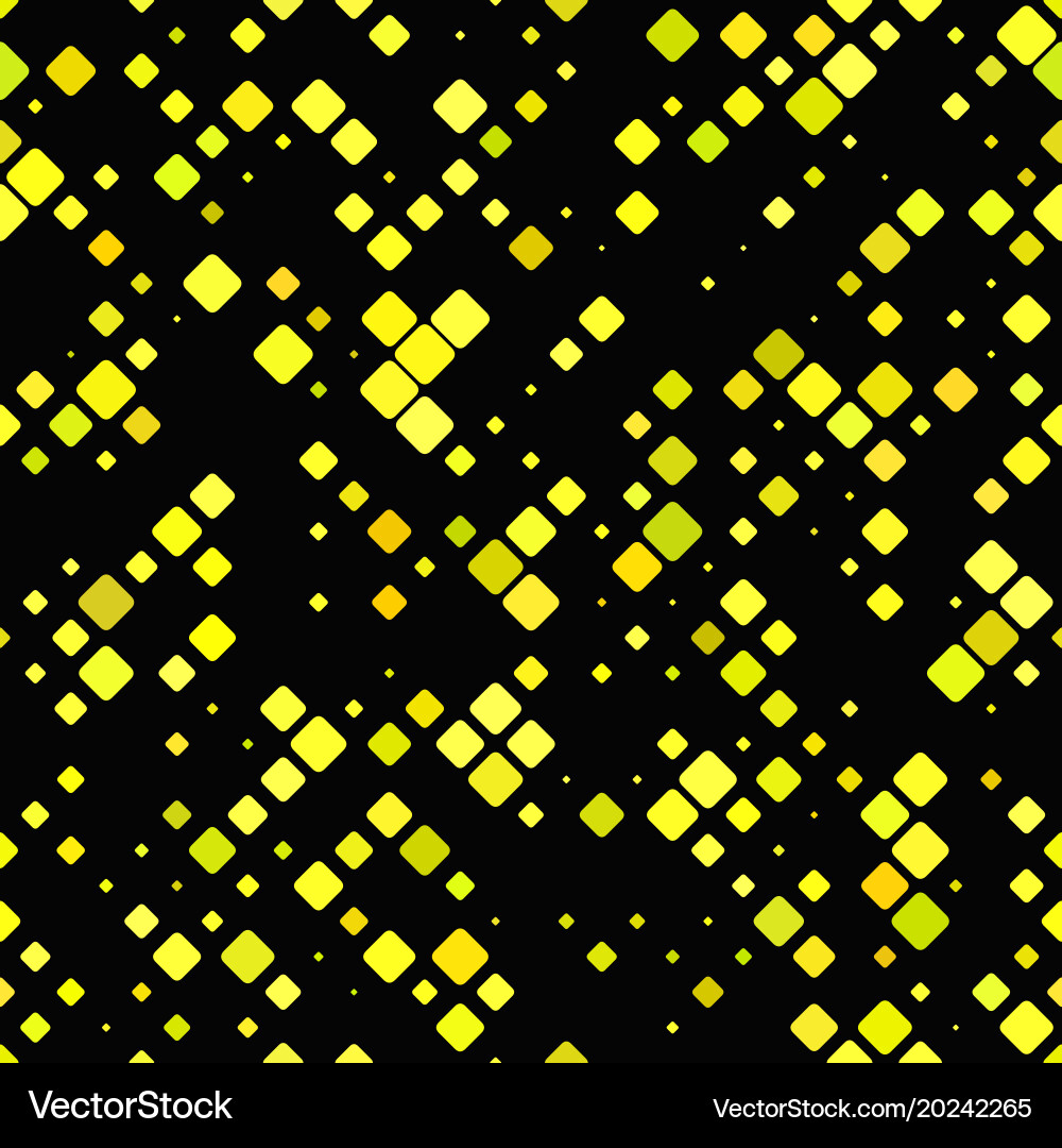 Repeating diagonal square mosaic pattern vector image