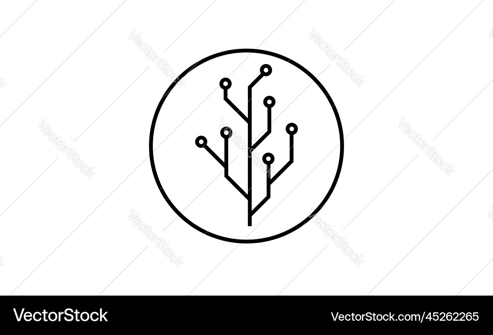 Technology digital system data analytic Technology digital system data analytic vector image
