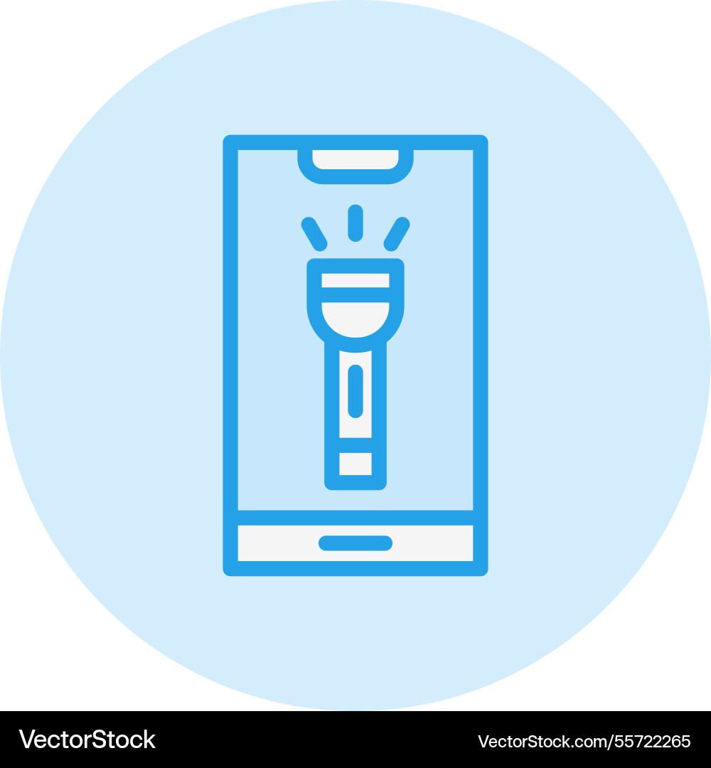 Torch icon design Vector Image