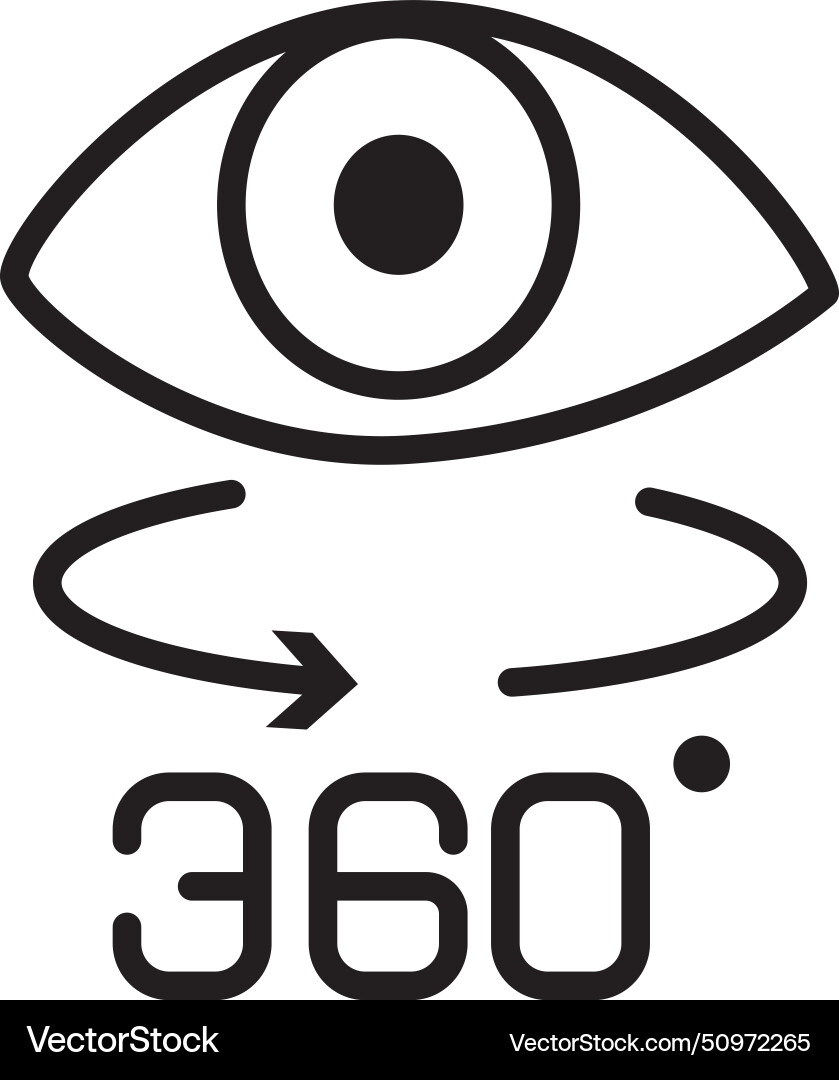 Virtual Reality Eye Tracking Royalty Free Vector Image