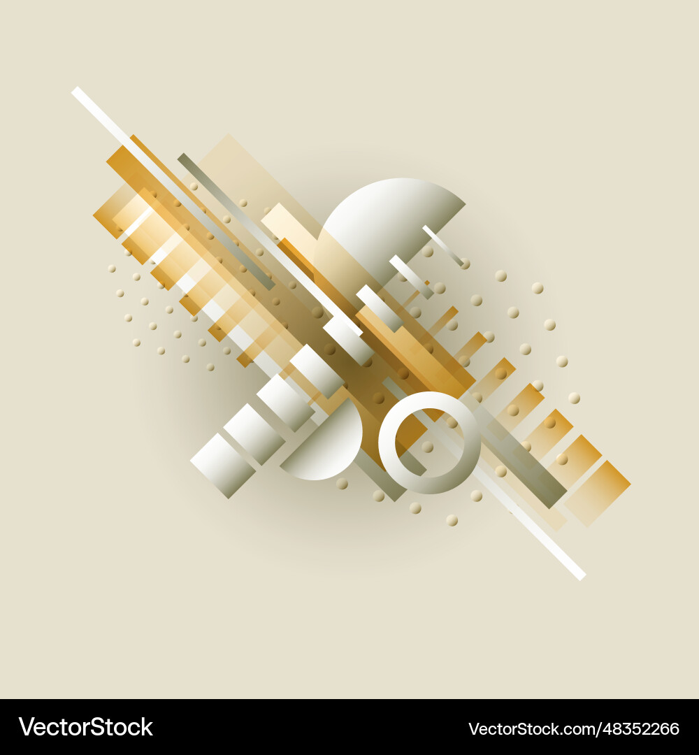 Abstract background with simple elements an image vector image