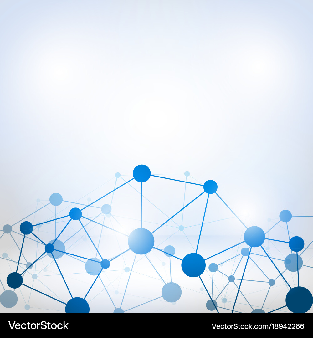 Abstract computer generated on white background vector image