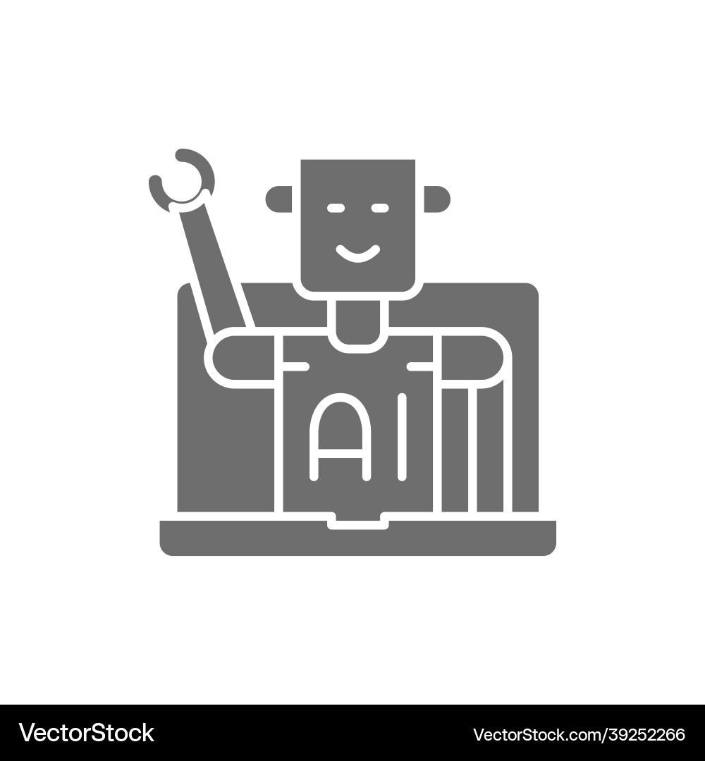 Chatbot customer service robot artificial Chatbot customer service robot artificial vector image