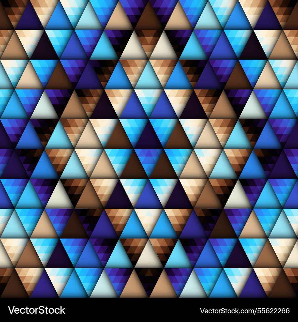 Geometric abstract triangles pattern seamless Geometric abstract triangles pattern seamless vector image