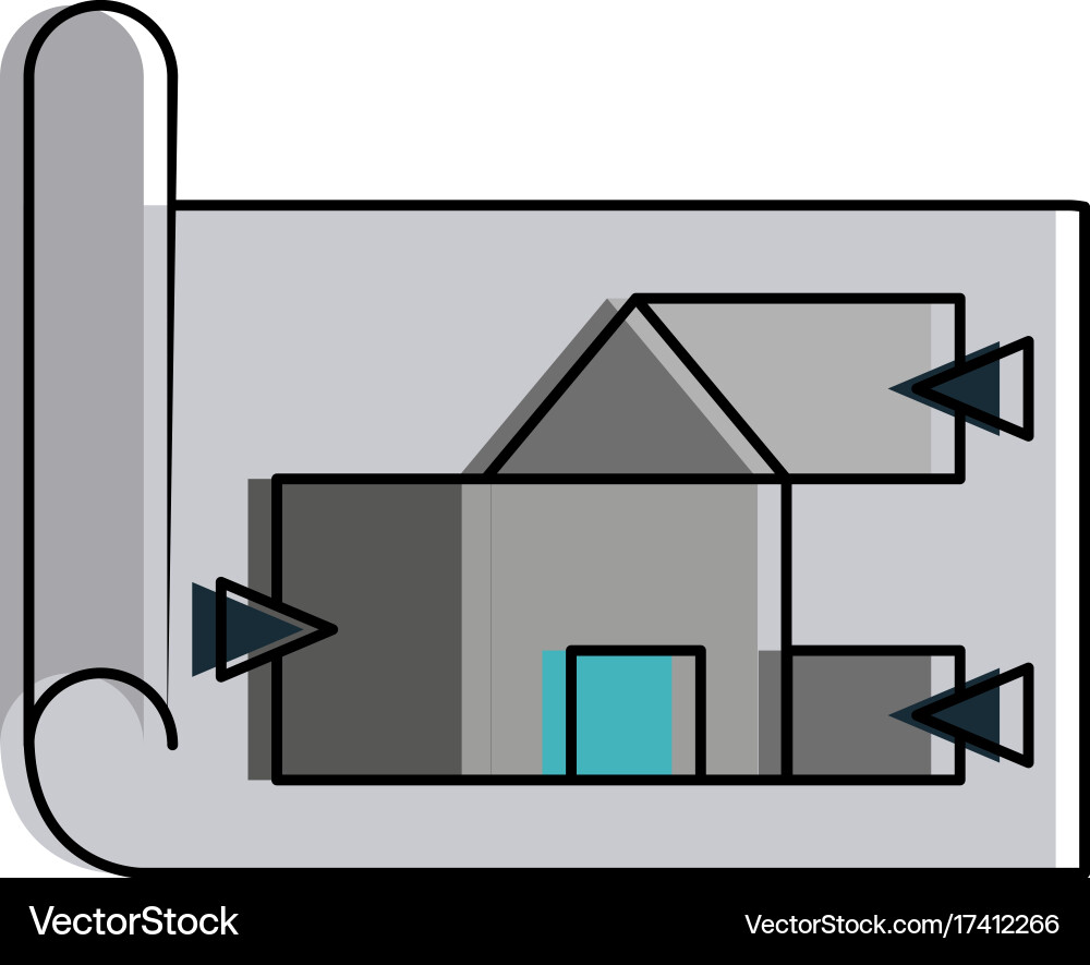 Graph on paper icon image vector image