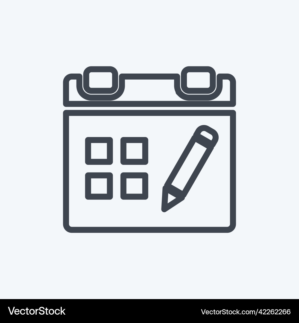 Icon create event suitable for user interface Icon create event suitable for user interface Vector Image
