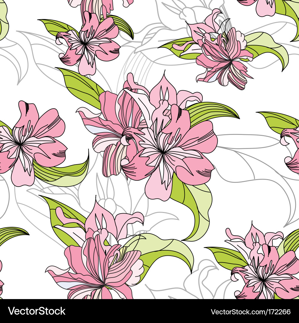 Seamless wallpaper Royalty Free Vector Image - VectorStock
