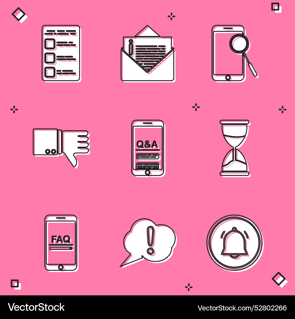 Set create account screen on mobile envelope Set create account screen on mobile envelope vector image