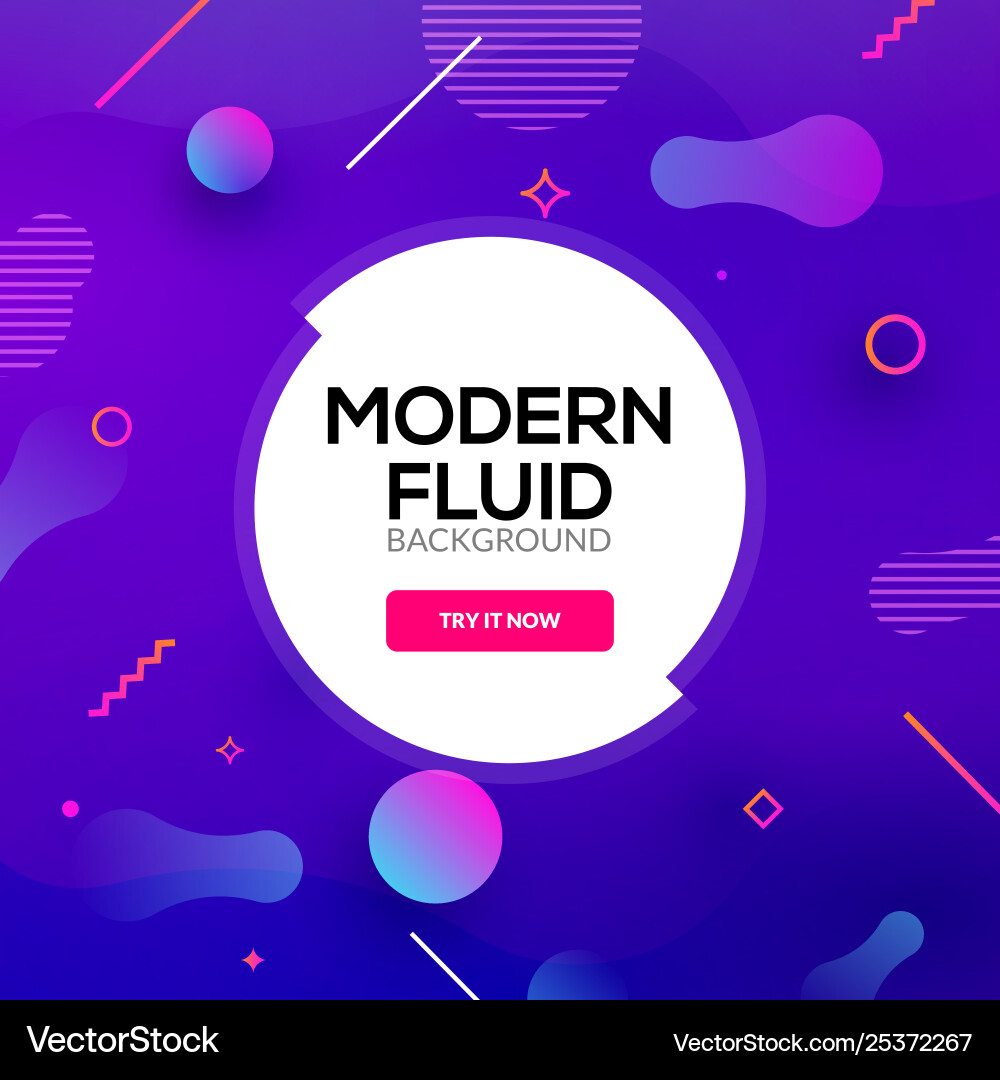 Abstract Fluid Gradient Background vector image