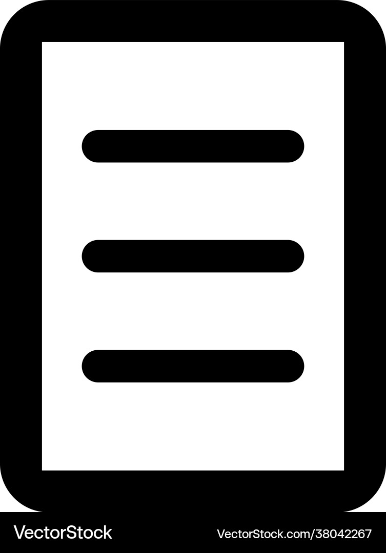 Document file icon vector image