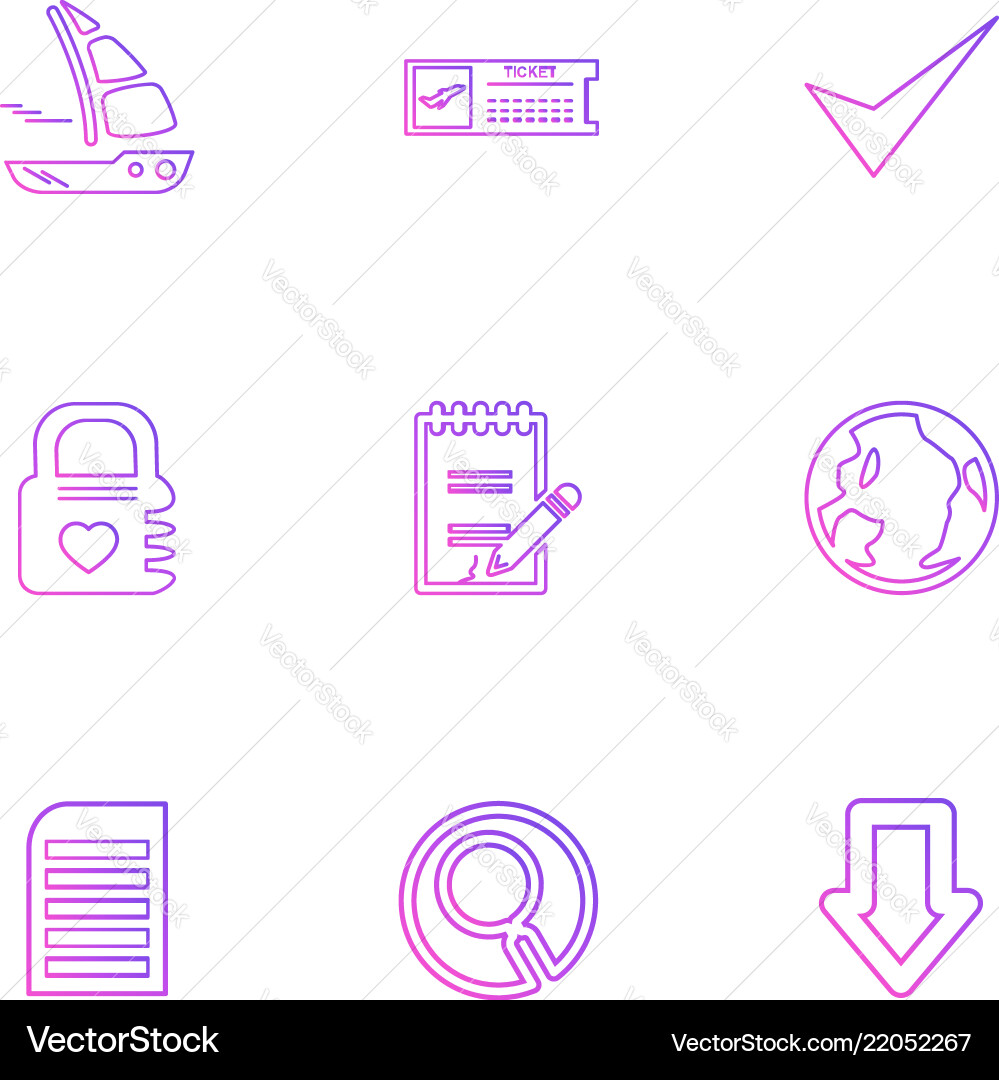 Folder files directory search code eps icons vector image