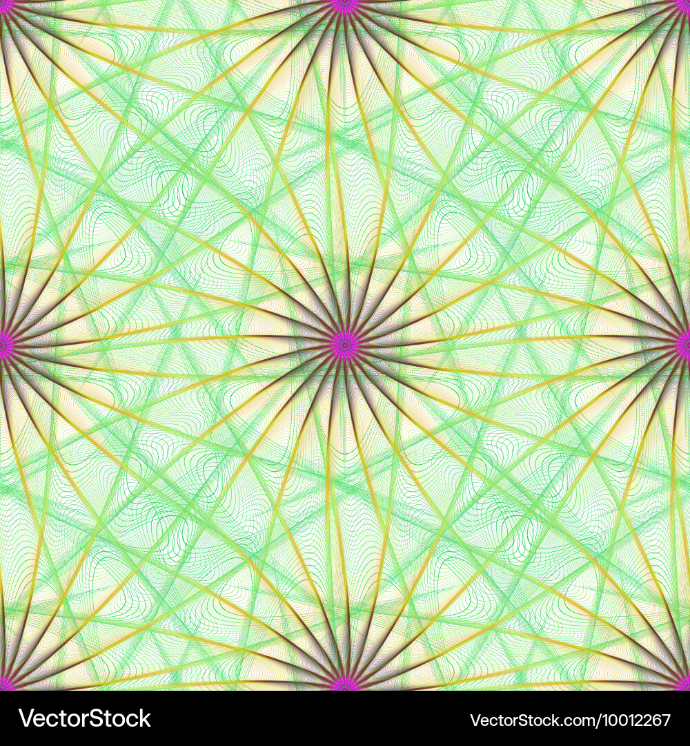 Fractal design pattern background vector image