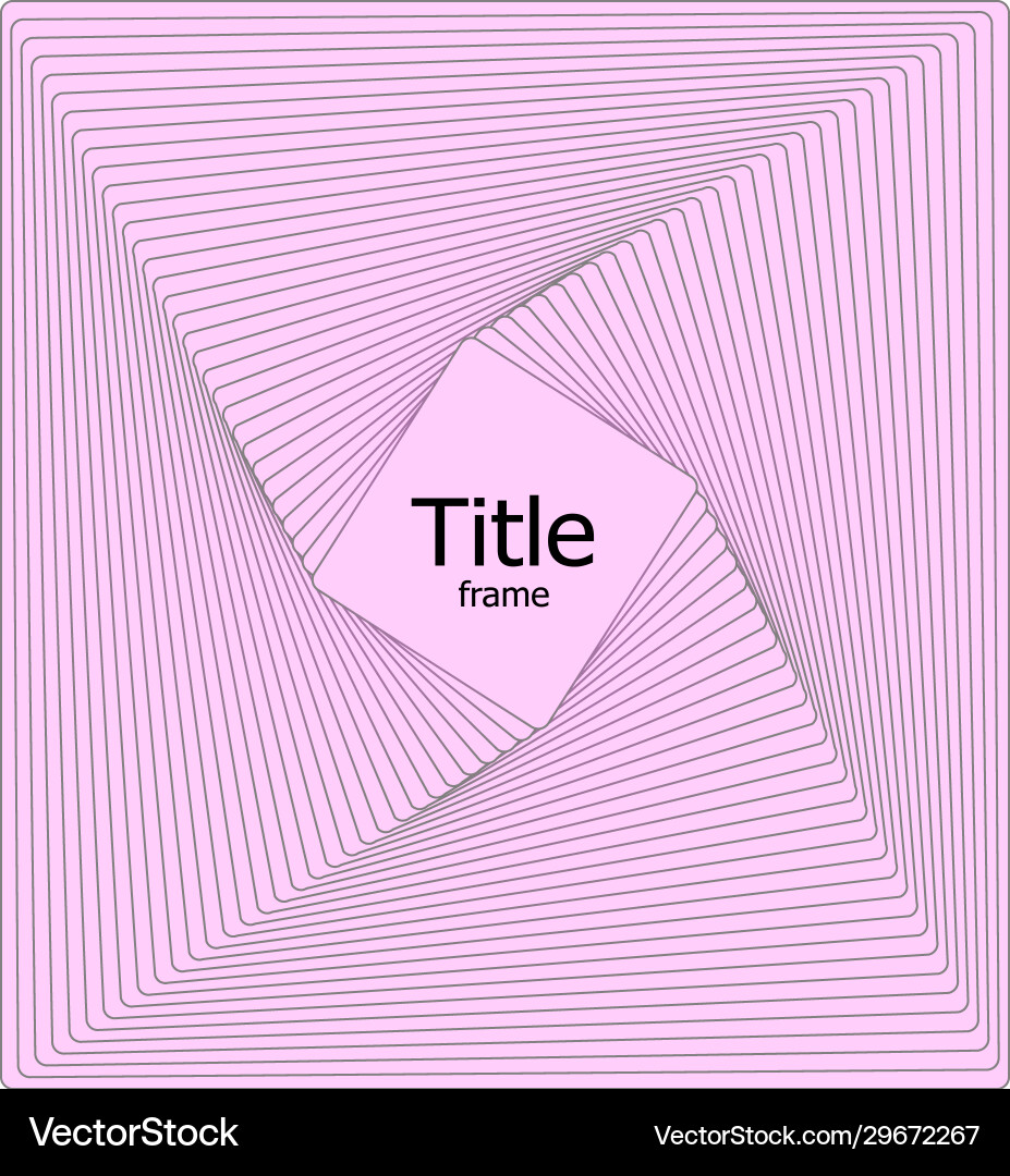 Geometric frame image Vector Image