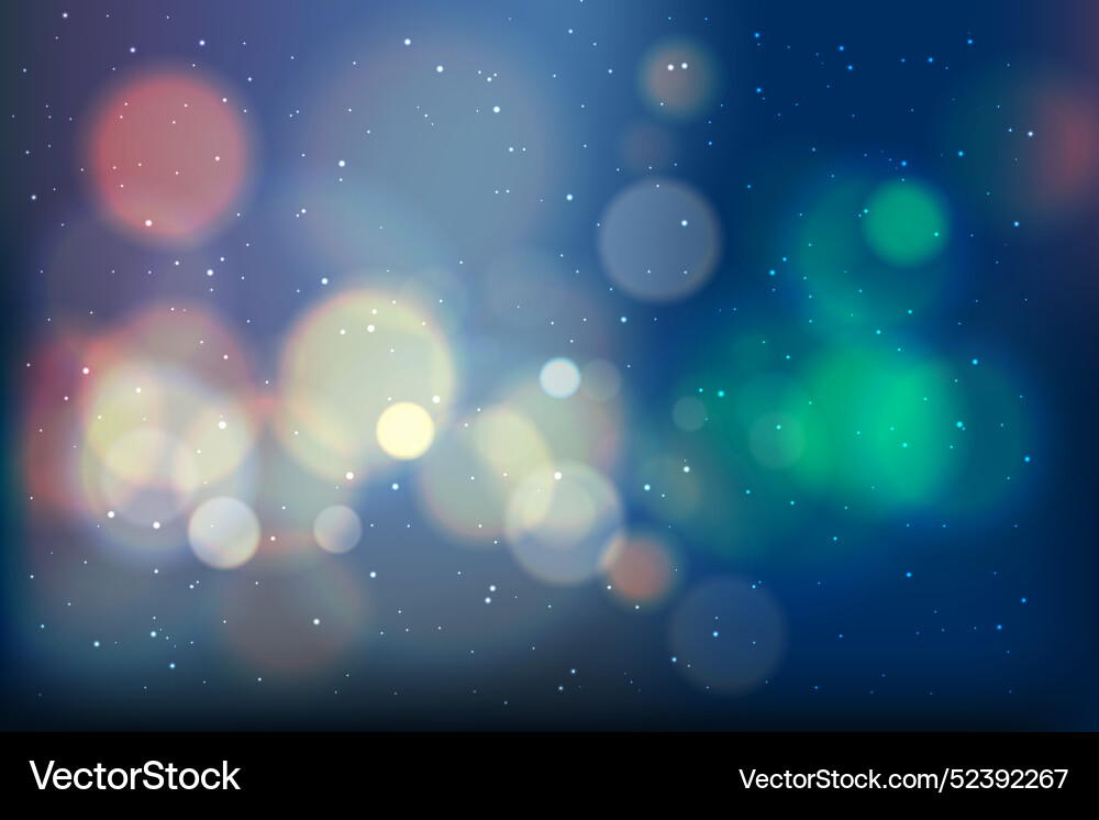 Gradient wallpaper with bokeh effect vector image