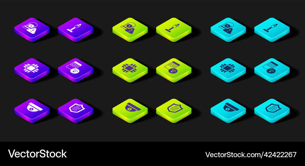 Set motion sensor fingerprint processor with cpu vector image