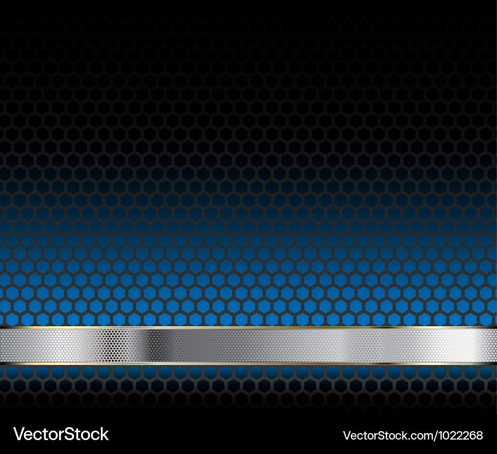 Abstract background with a metallic element Vector Image