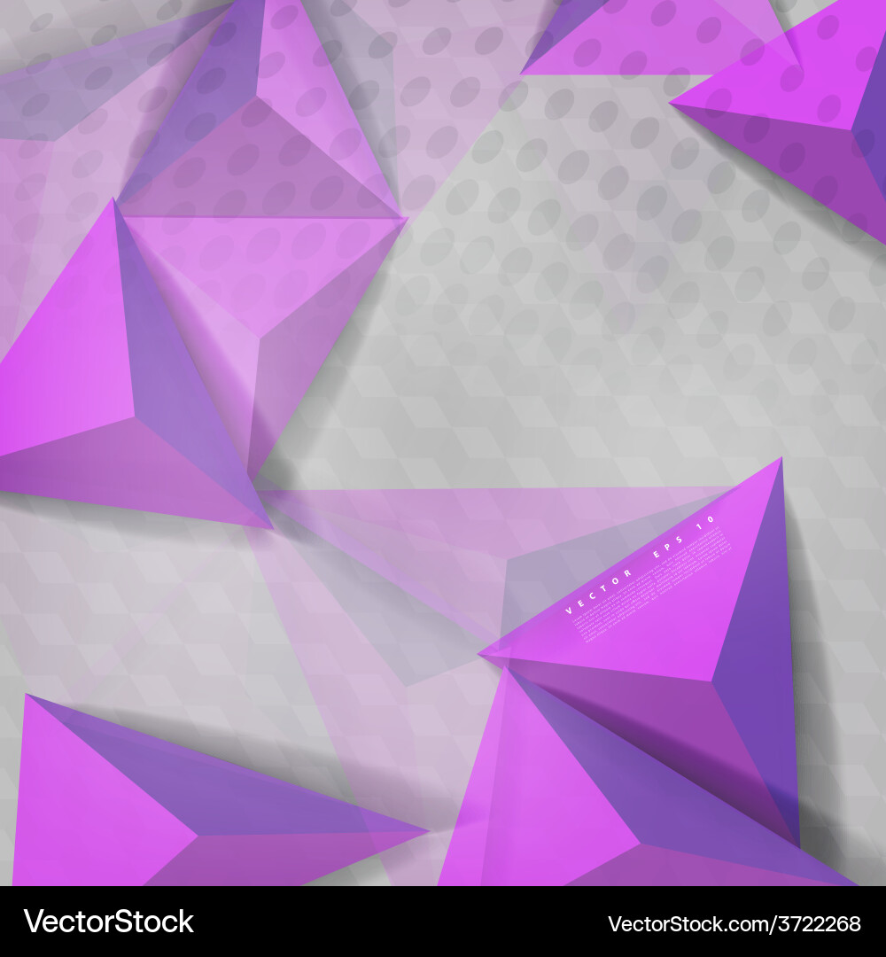Background abstract polygon triangle vector image