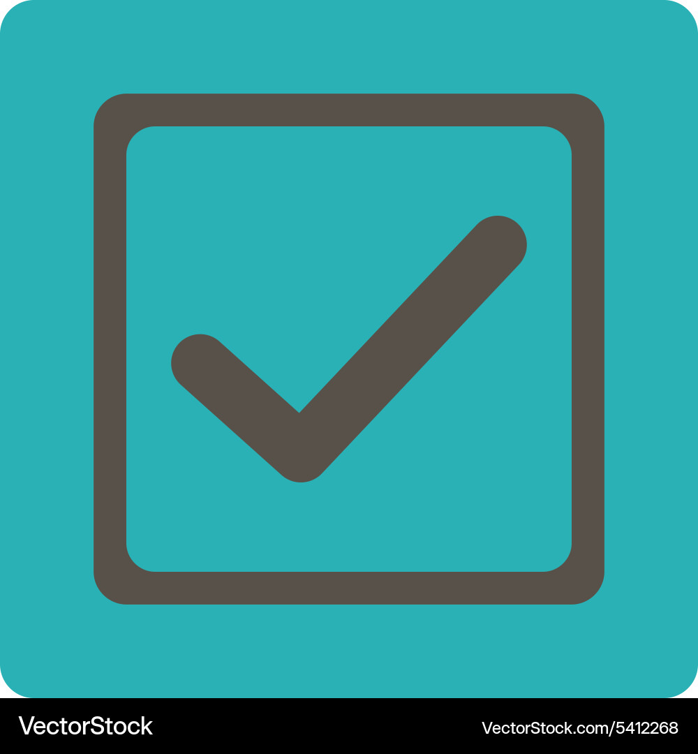 Checkbox icon vector image