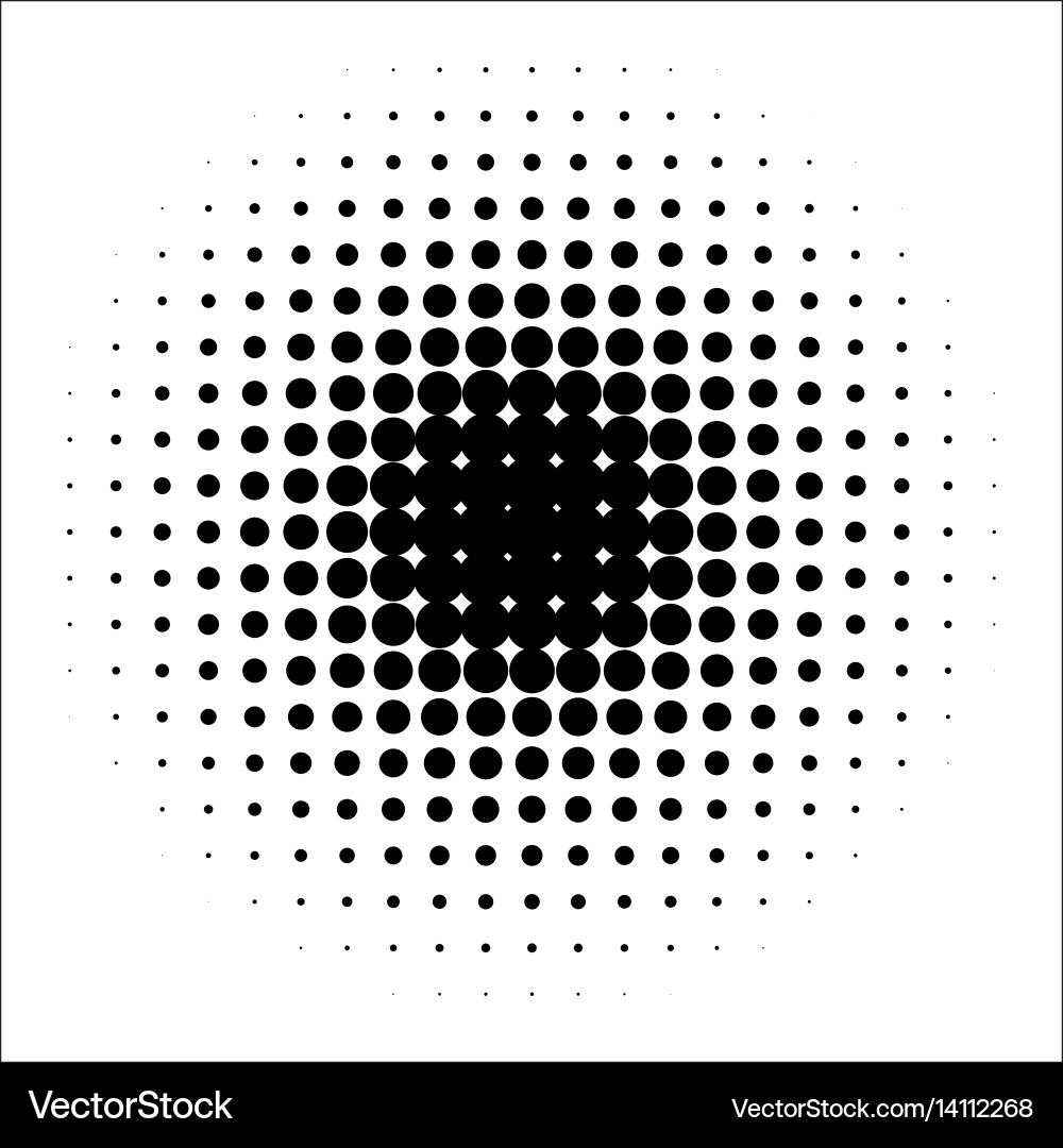 Retro style dotwork background abstract vector image