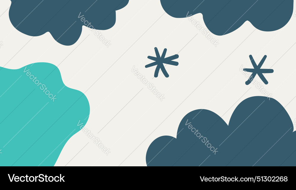 Seamless pattern boho background with shapes vector image