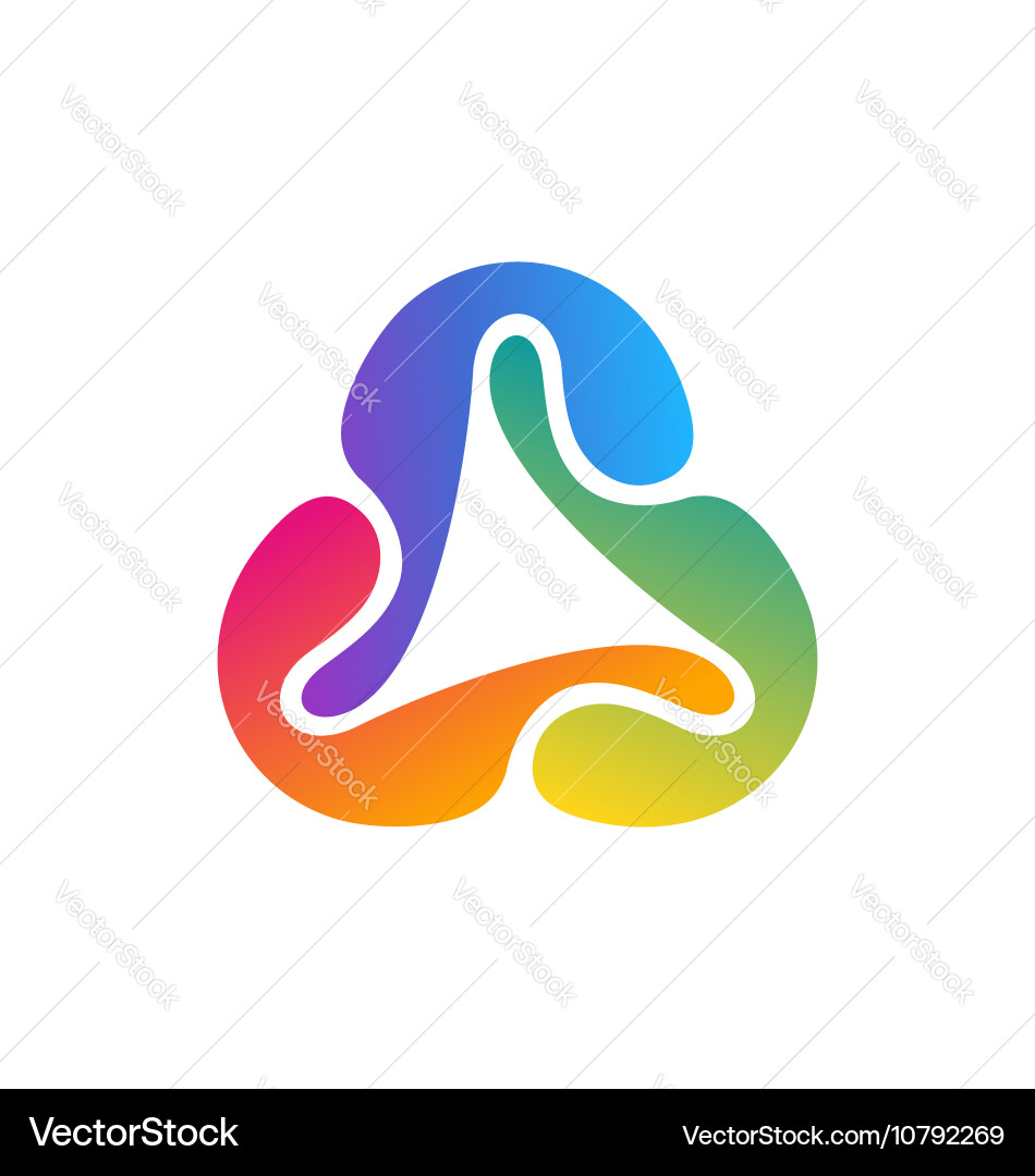 Abstract element connection logo symbol design Abstract element connection logo symbol design vector image