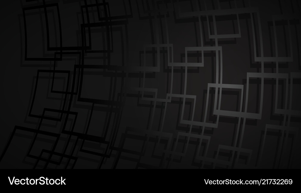 Abstract Intersecting Squares Background vector image
