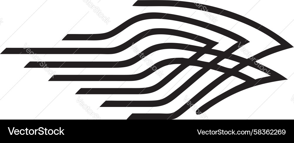 Dynamic Data Streams Vector Image