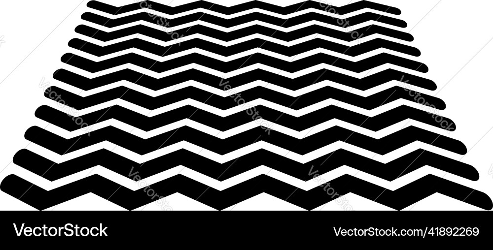 Edgy zig-zag criss-cross lines in 3d perspective Edgy zig-zag criss-cross lines in 3d perspective vector image