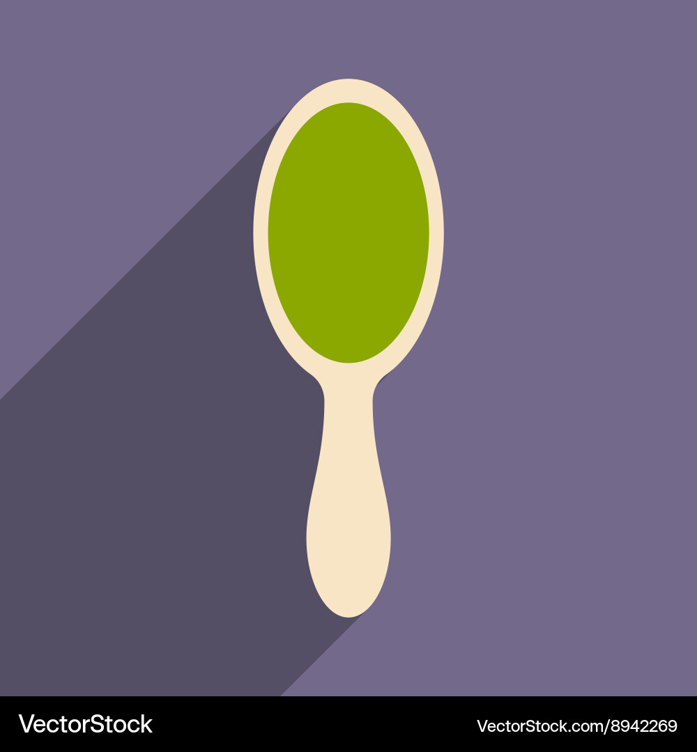 Flat with shadow icon and mobile application Vector Image